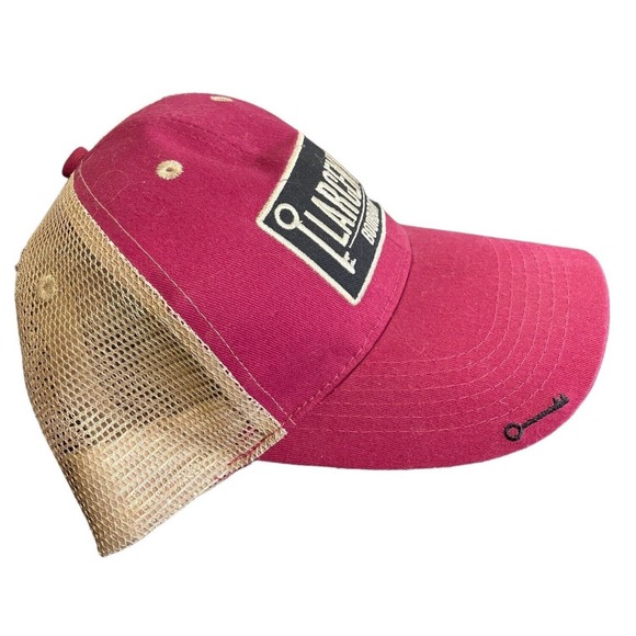 Larceny Bourbon Mesh Snap Back adjustable Hat ball cap Tan Adult One SZ Trucker - Picture 2 of 5